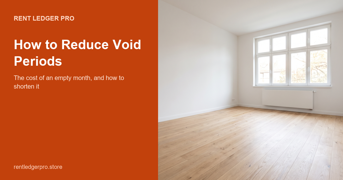 How to Reduce Void Periods (And What an Empty Month Actually Costs)