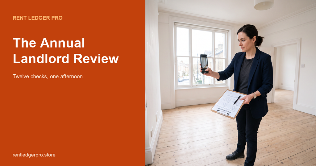 The Annual Landlord Review: Twelve Checks, One Afternoon