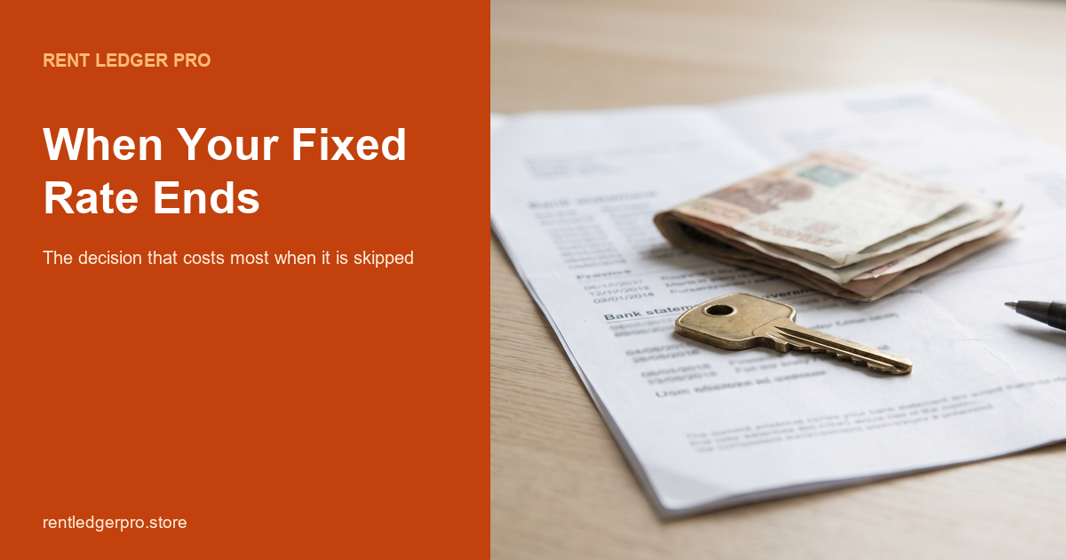 When Your Buy-to-Let Fixed Rate Ends: Product Transfer or Remortgage?