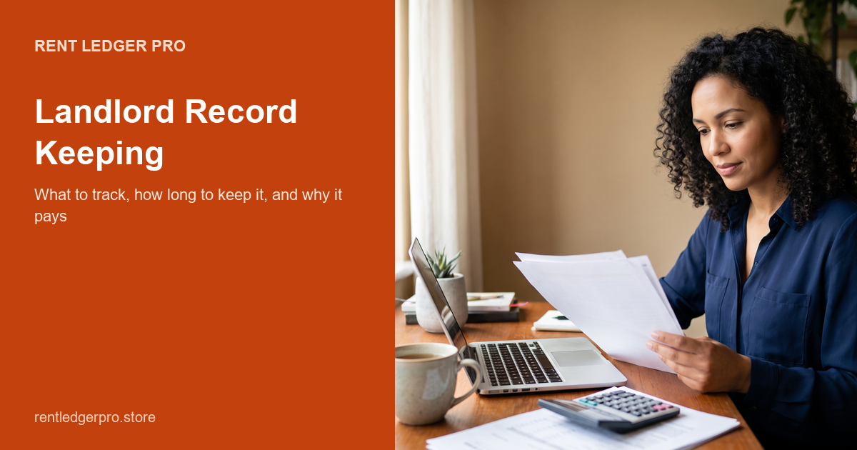 Landlord Record Keeping: What to Track, and What It Is Worth