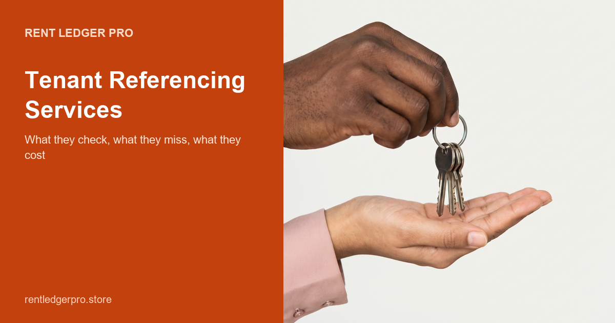 Tenant Referencing Services: What They Check, What They Miss, What They Cost