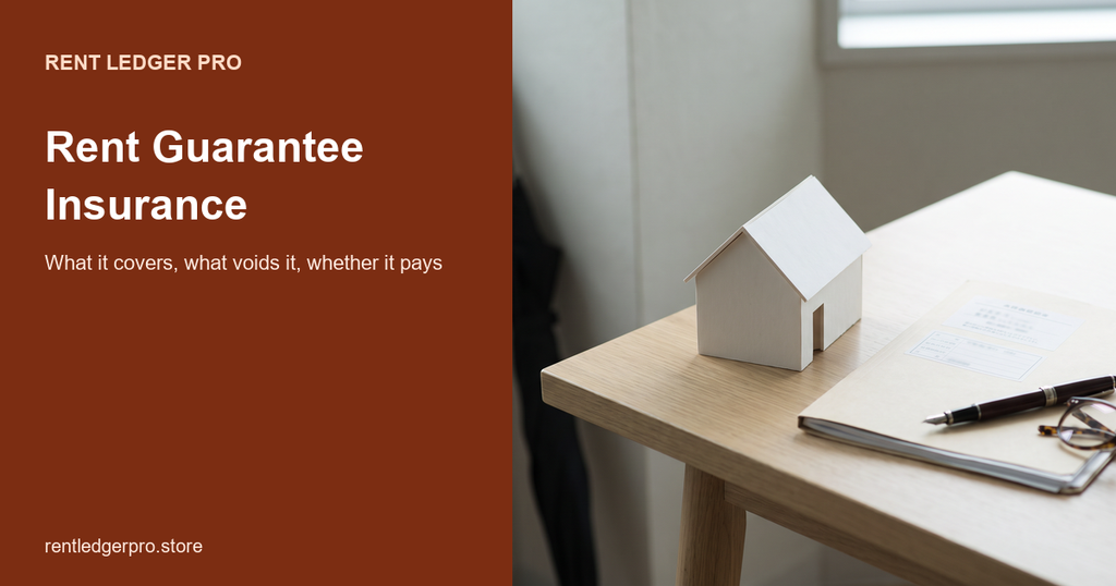 Rent Guarantee Insurance: What It Covers, What Voids It, Whether It Pays