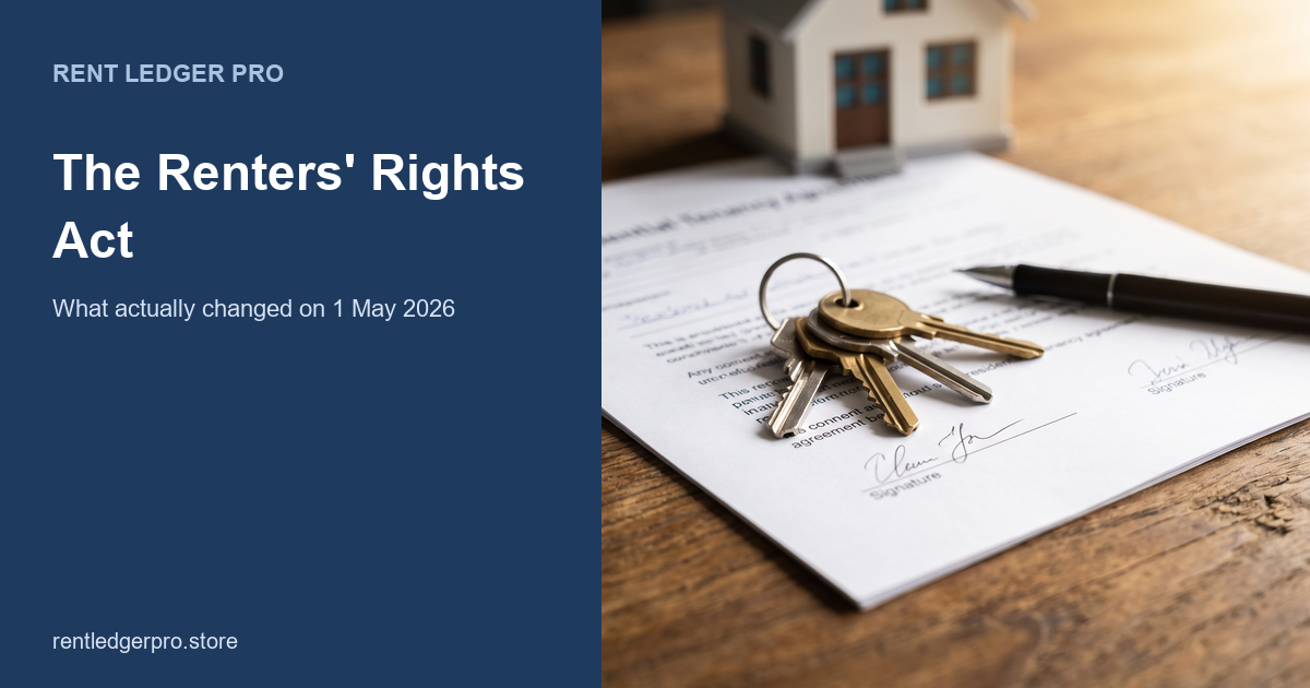 The Renters' Rights Act: What Actually Changed on 1 May 2026